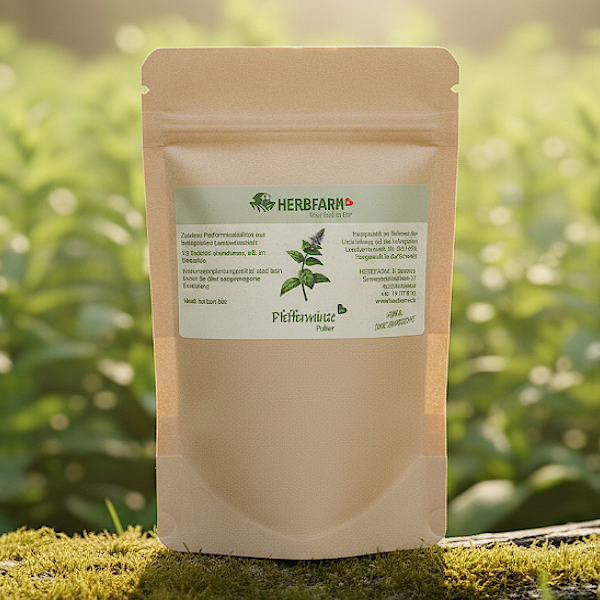 Bio Pfefferminz Pulver, Vegan & Natürlich, 100g (Mentha piperita)