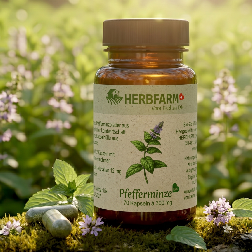 Dose Pfefferminzkapseln