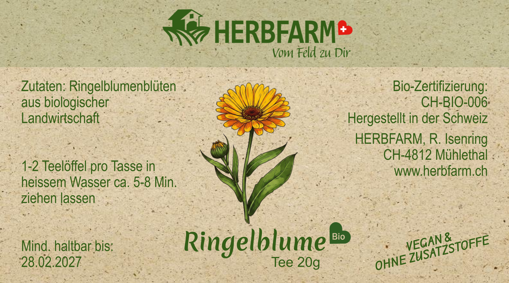 Etikette Ringelblumentee